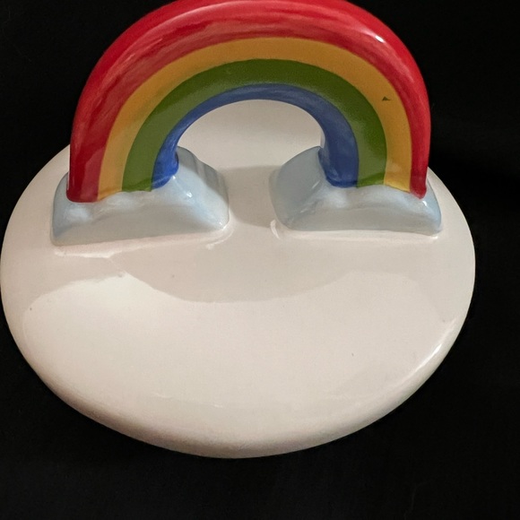 Rae Dunn Over The Rainbow Mug with topper - Picture 2 of 8